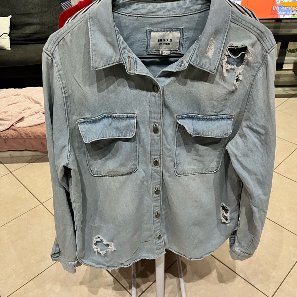 Forever 21 Light Blue Denim Jacket